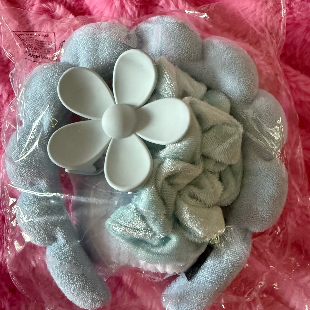 Blue Hair Styling Accessories - 6 piece set